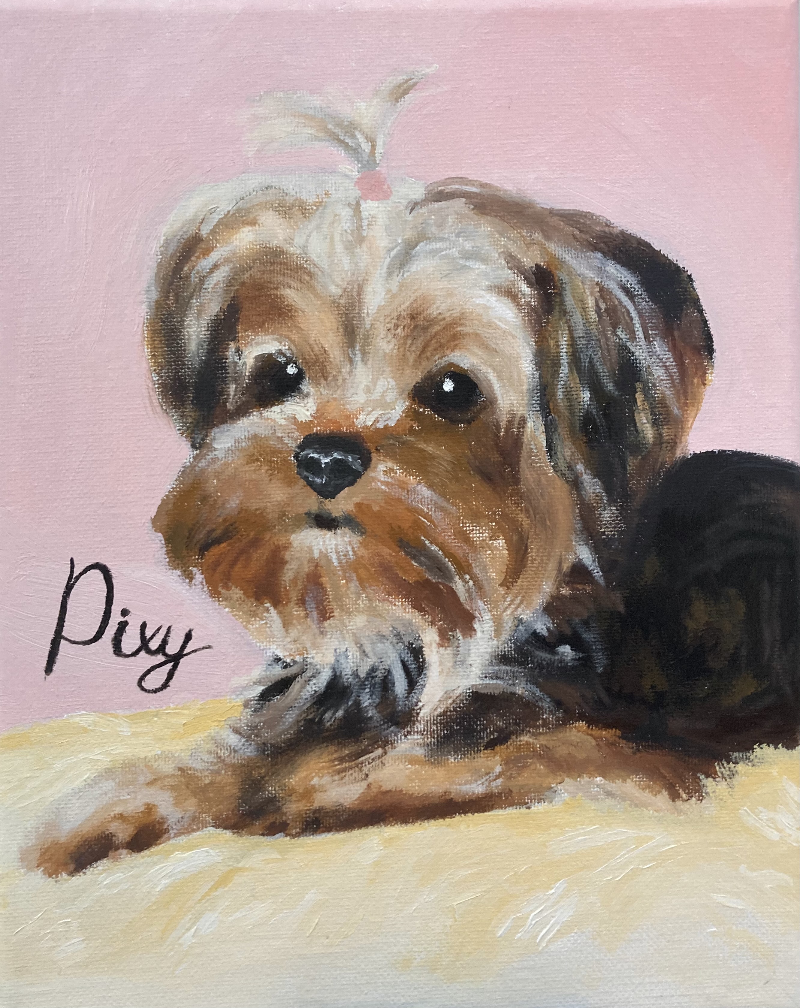 Pixy, oil, 2023